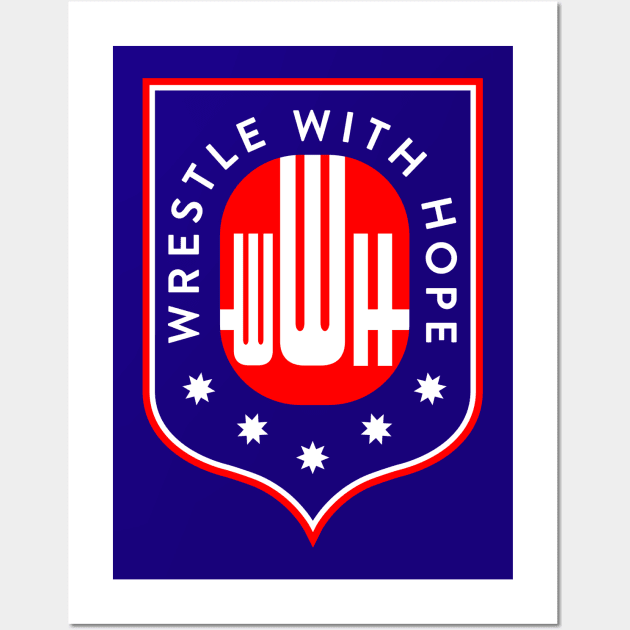 WWH American Logo Wall Art by WrestleWithHope